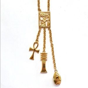 Kenneth Jay Lane Egyptian Revival Necklace